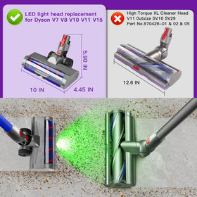 Lemige soft roller brush with carbon fibers for Dyson hard floors
