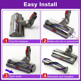 Lemige Upgrade V11 head carbon fiber filaments capture fine dust
