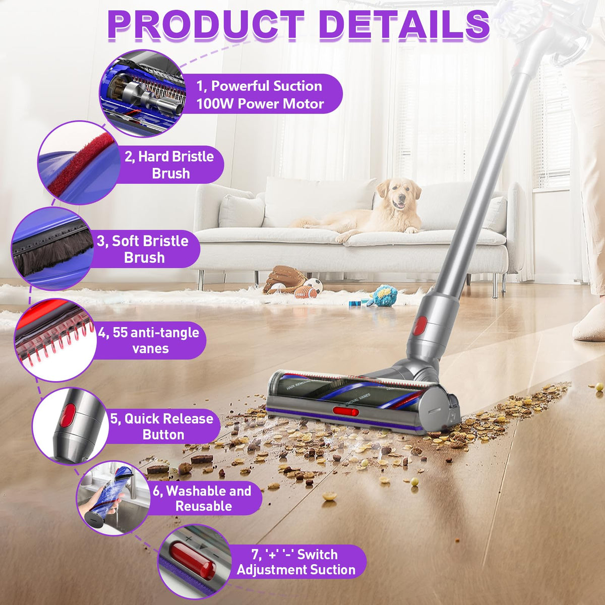 Lemige Upgrade V11 head for Dyson V15 compatibility suggests broad model support