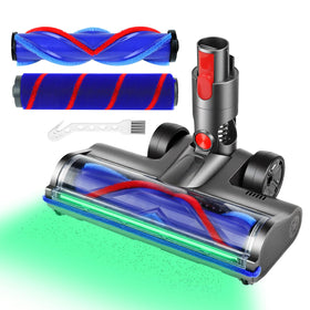 Lemige Dyson head with front LED light for clear visibility during cleaning