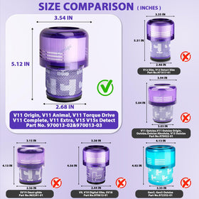 Lemige V11 filter highlighting H13 filtration design