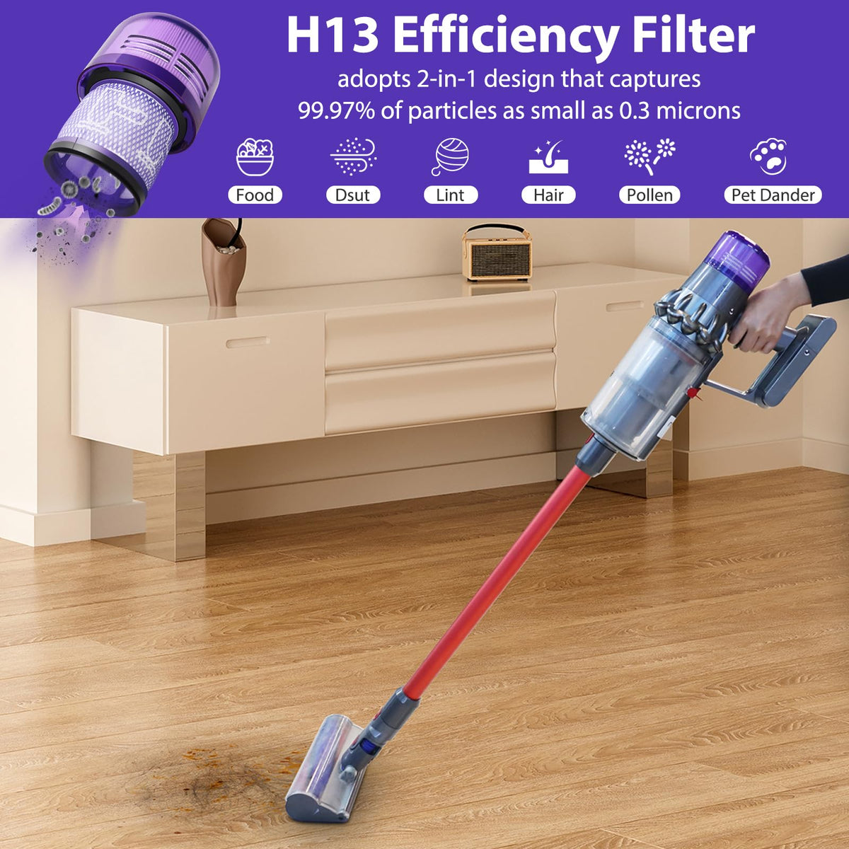 Lemige V11 filter removal and installation step image