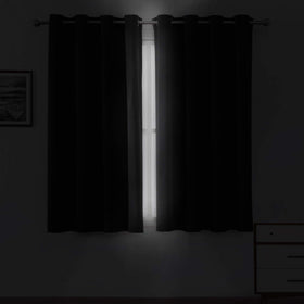LEMOMO blackout curtains 52-inch width offer wide coverage for spaces.