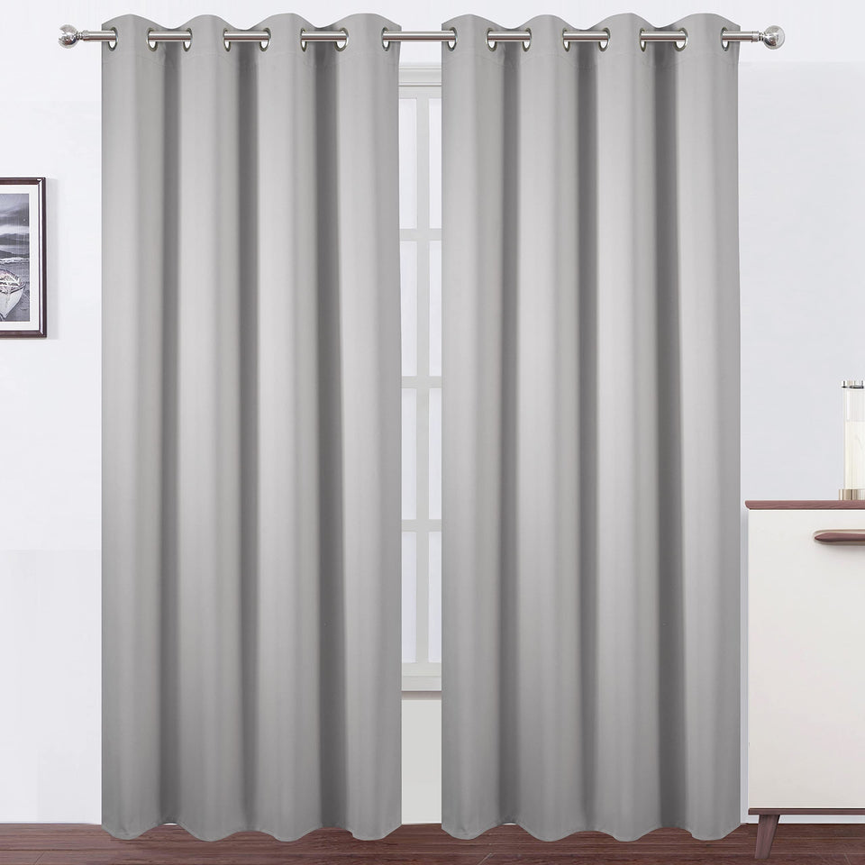 LEMOMO blackout curtains 52x84 panel-set for enhanced privacy and light control.