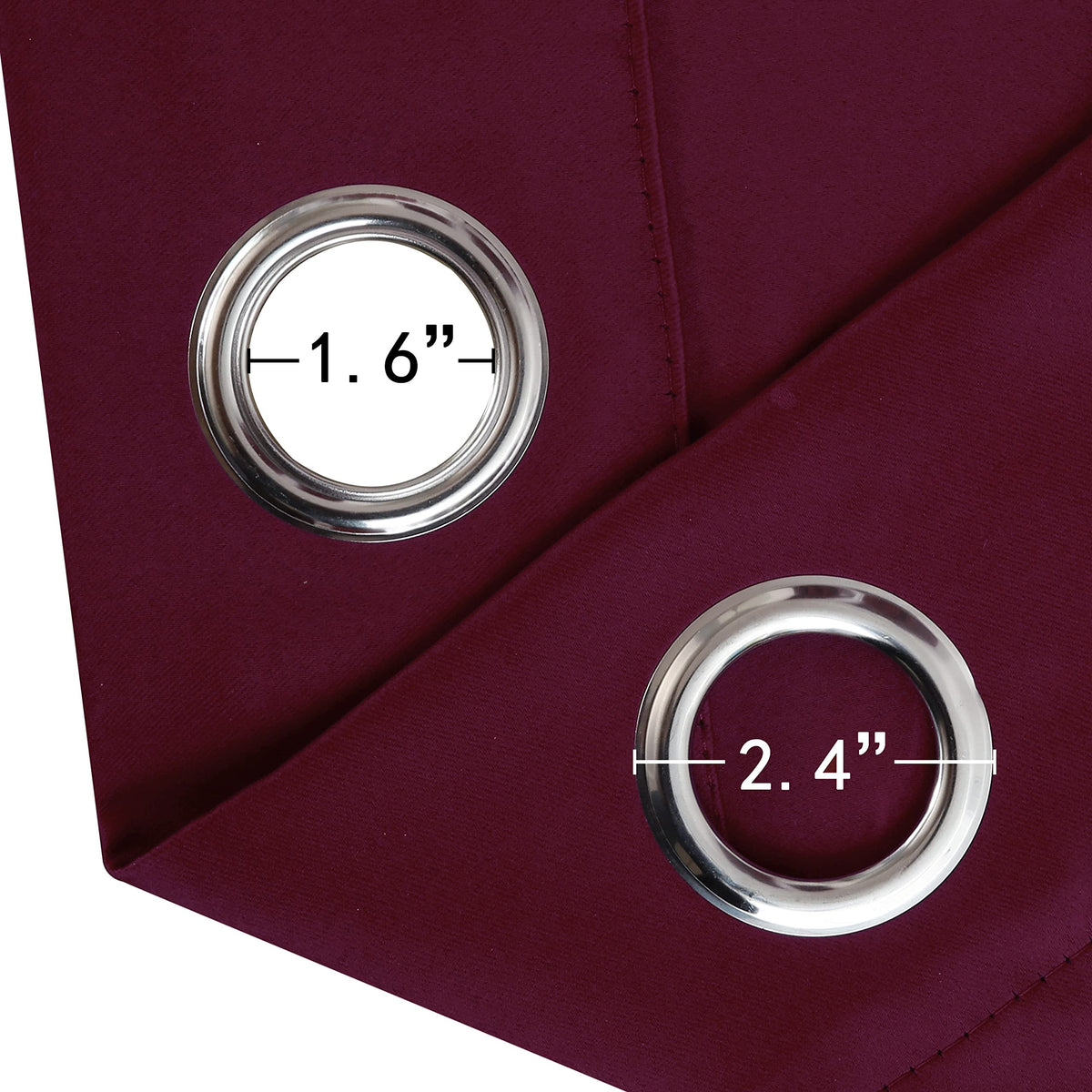 LEMOMO burgundy red thermal curtain ideal for light control in living spaces