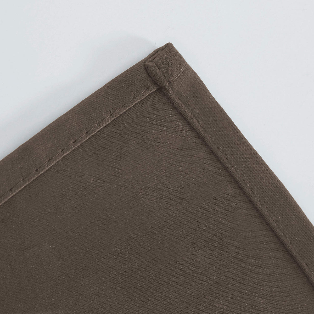 LEMOMO chocolate brown panels are easy to care for and machine washable.