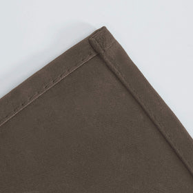 LEMOMO chocolate brown panels are easy to care for and machine washable.
