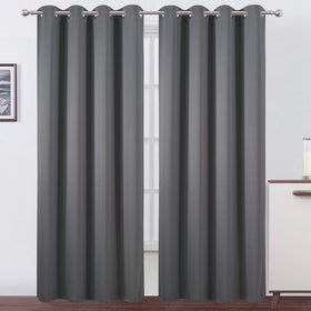 LEMOMO grey fabric close-up shows soft texture with effective light blocking for serene mornings.
