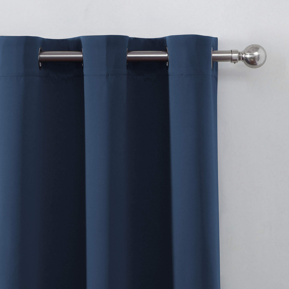 LEMOMO navy blue curtains enhancing privacy