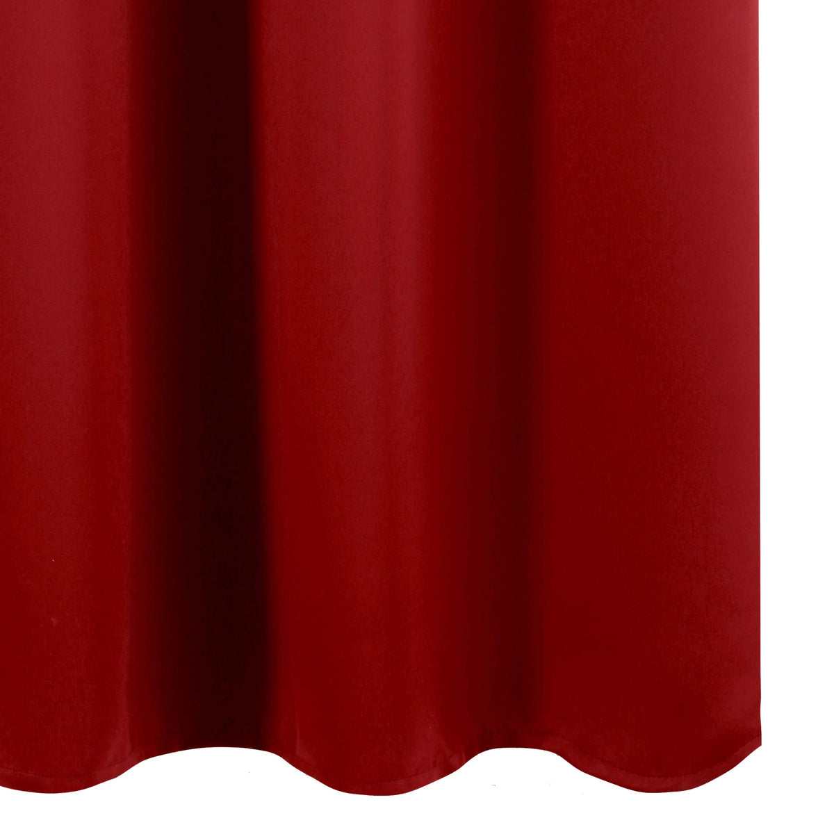 LEMOMO red curtains machine washable for easy care