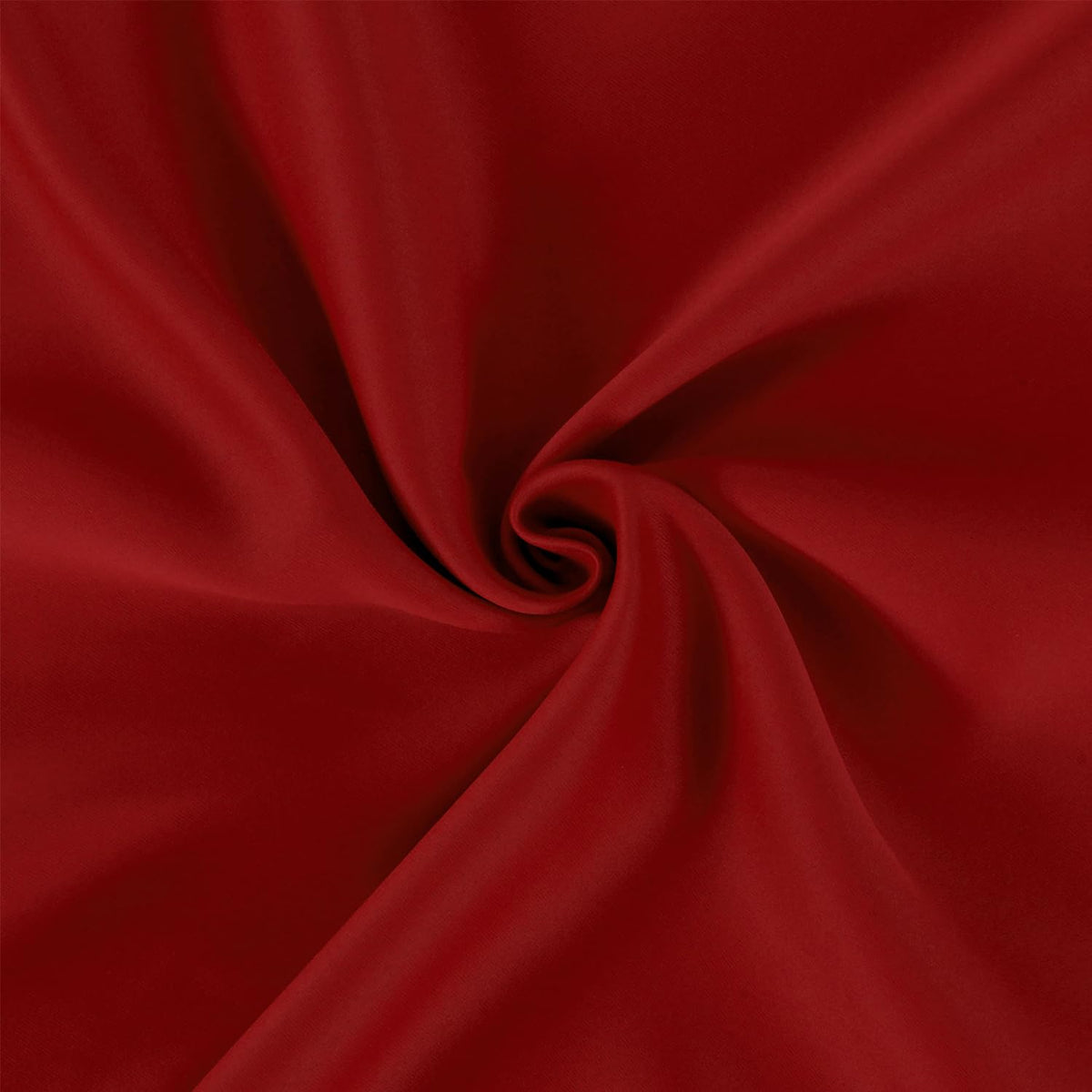 LEMOMO red curtains in living room create warm atmosphere