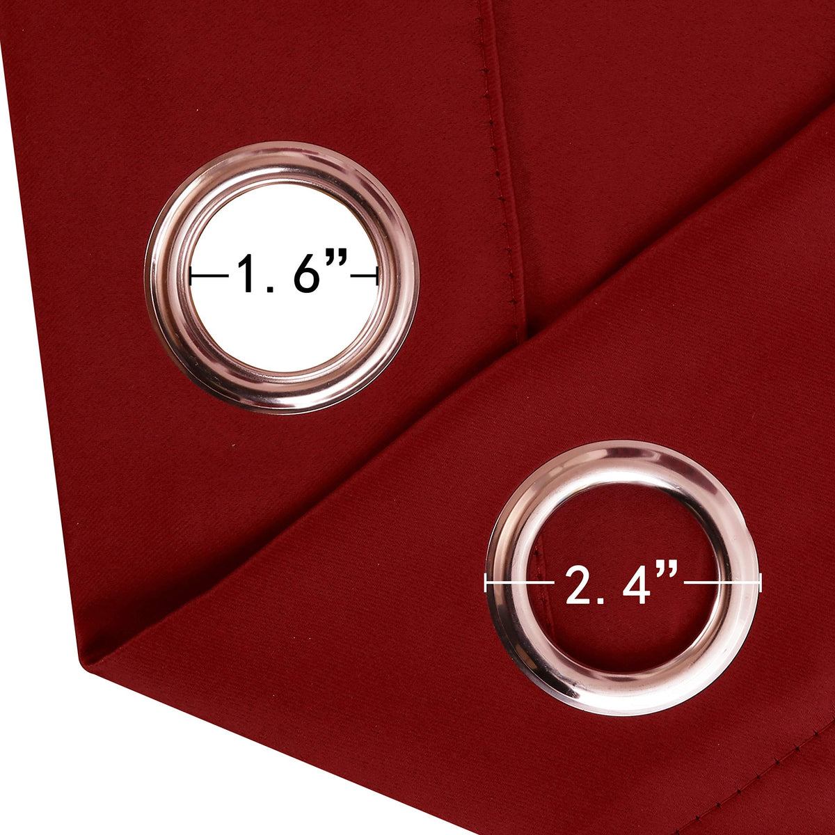 LEMOMO red curtains triple weave design enhances privacy