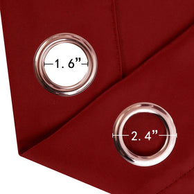 LEMOMO red curtains triple weave design enhances privacy