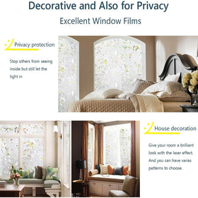 LEMON CLOUD Static cling window film installs without glue for easy reuse.