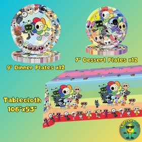 Lemoneon 9-inch plates provide bold, color-rich dining options.