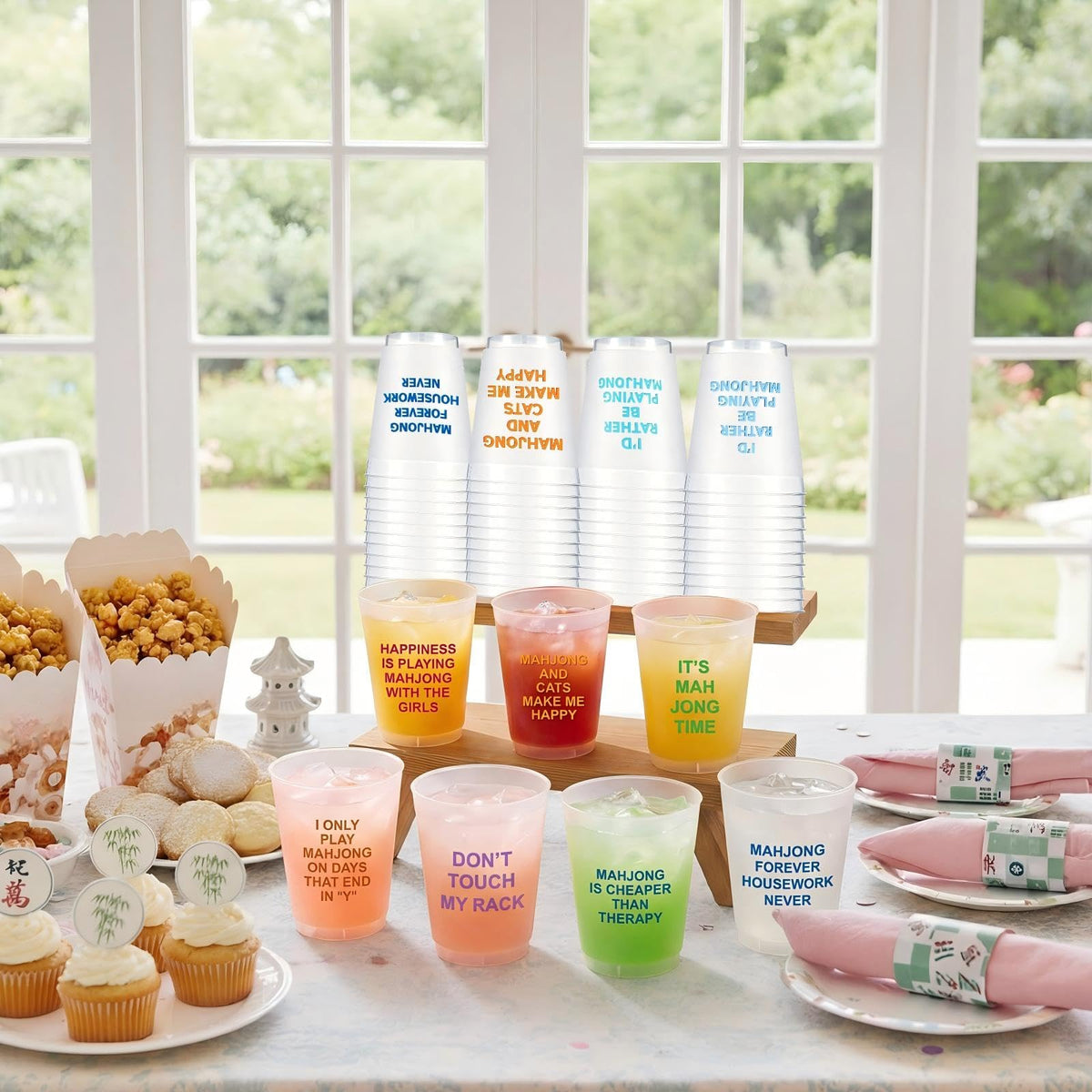 LemonRoad cups fit Mahjong nights, parties, and family celebrations