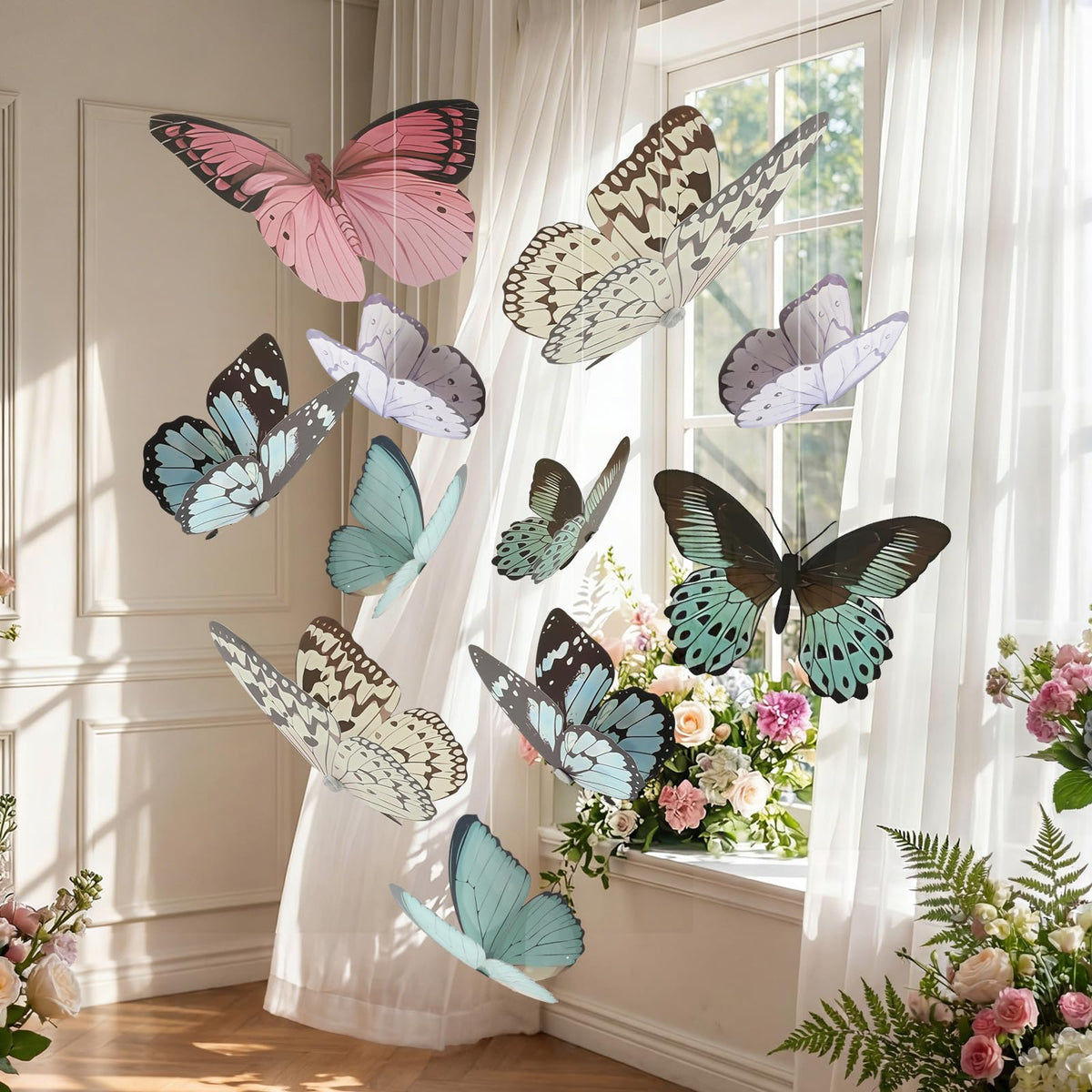 LemonSecret small butterfly decor for baby showers and photo-ready corners.