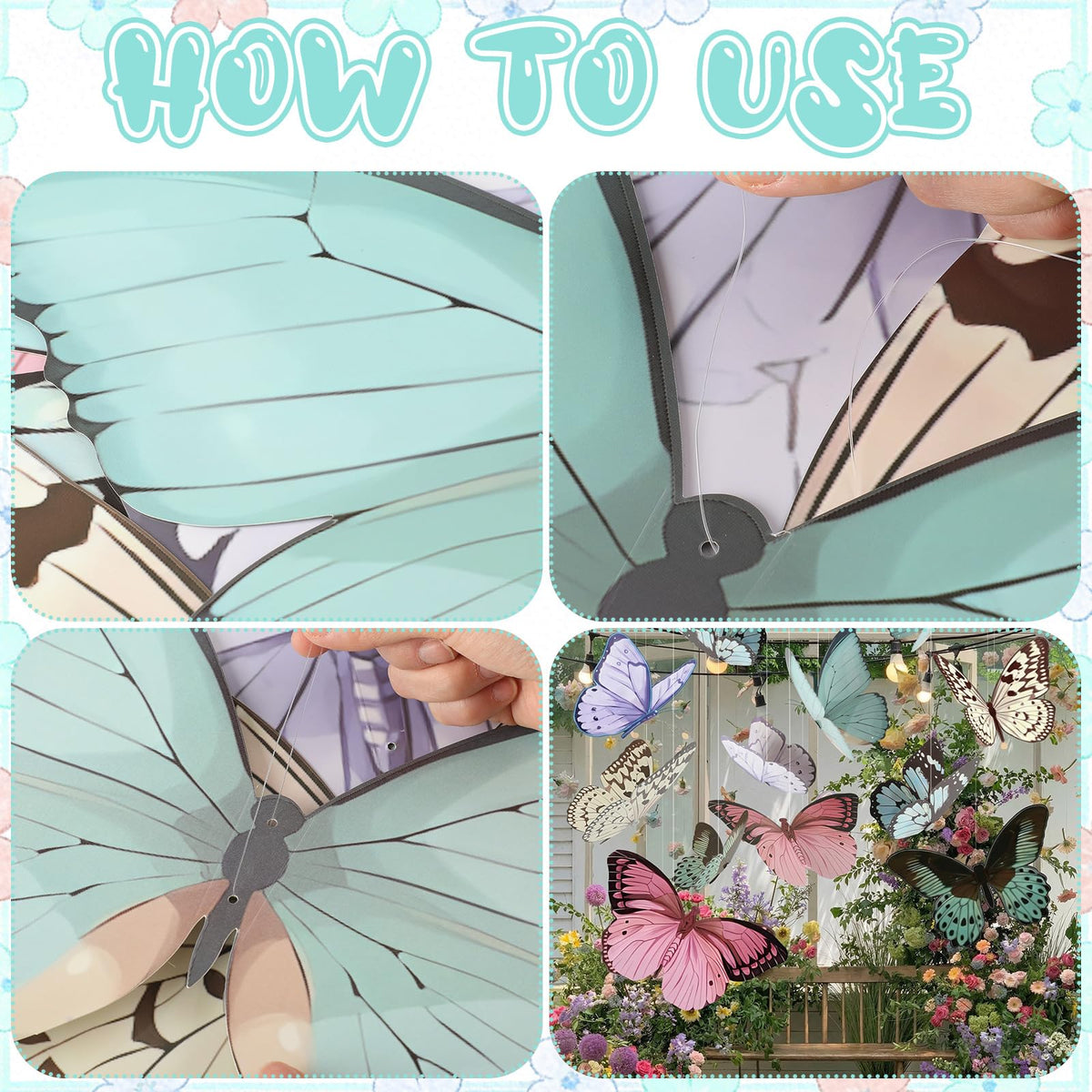 LemonSecret small butterfly decor adds whimsy to classrooms and windows.