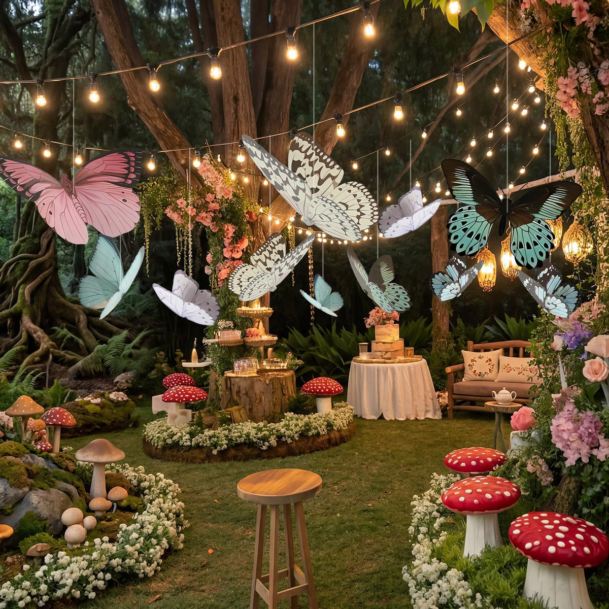 LemonSecret small butterfly decor provides lightweight, reusable party accents.
