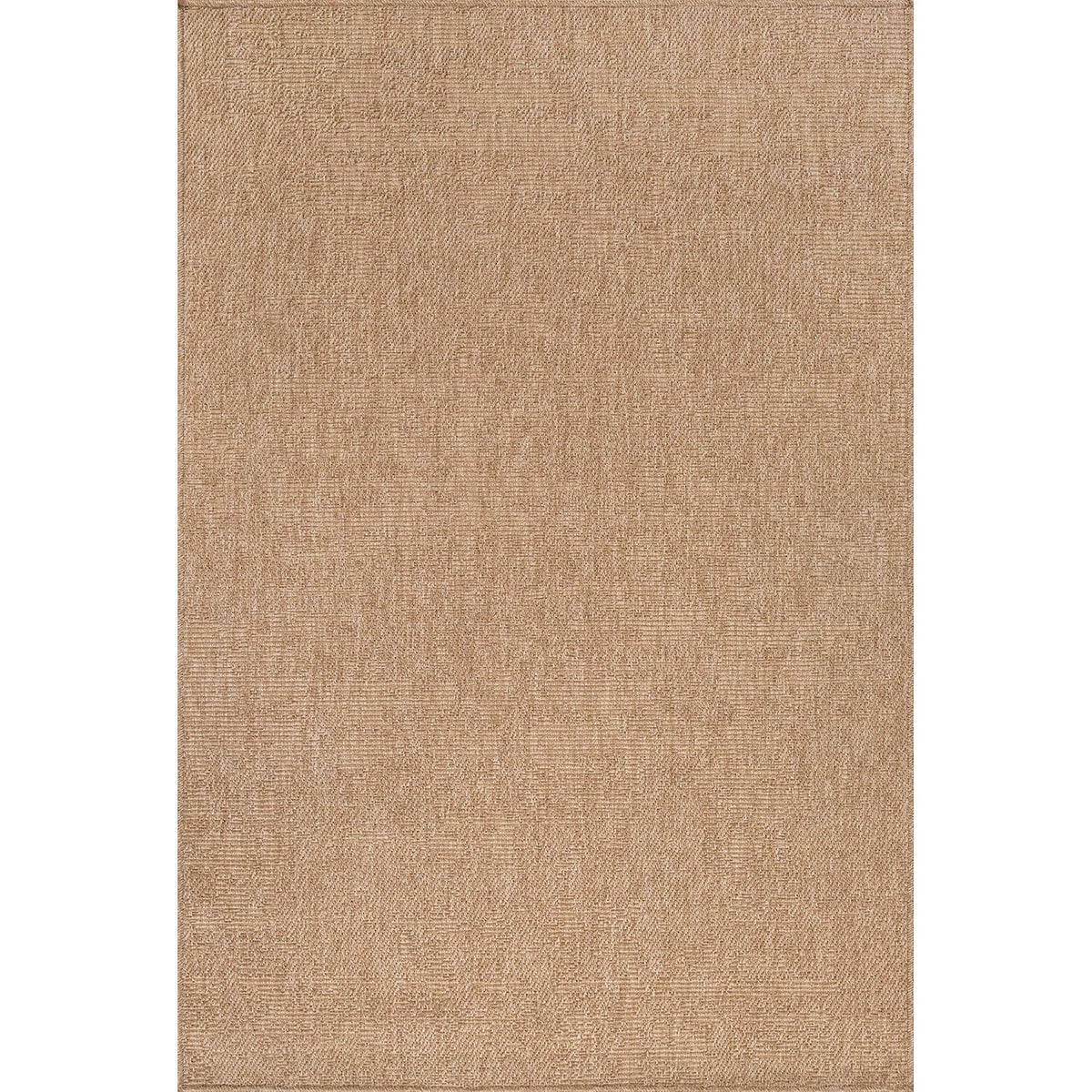Lena Rug 5x7 natural, durable polypropylene weave for busy entryways.