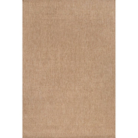 Lena Rug 5x7 natural, durable polypropylene weave for busy entryways.