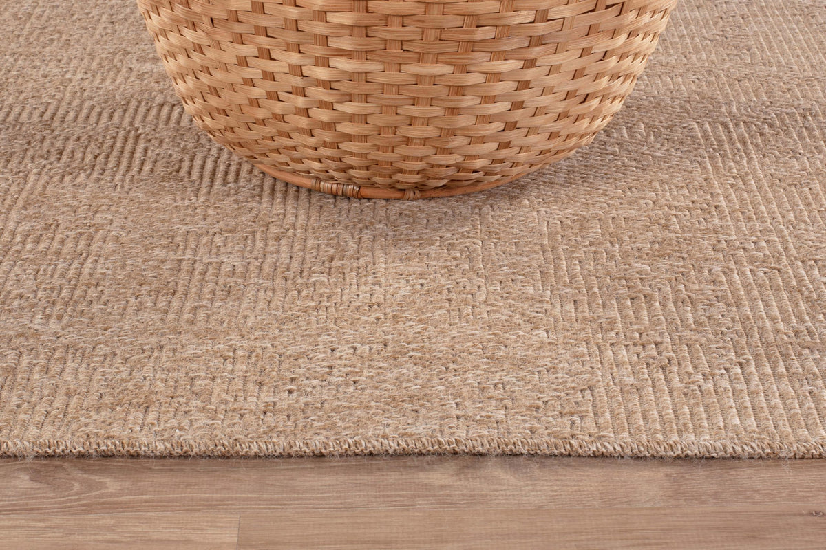 Lena Rug natural-toned weave that complements various decor styles.