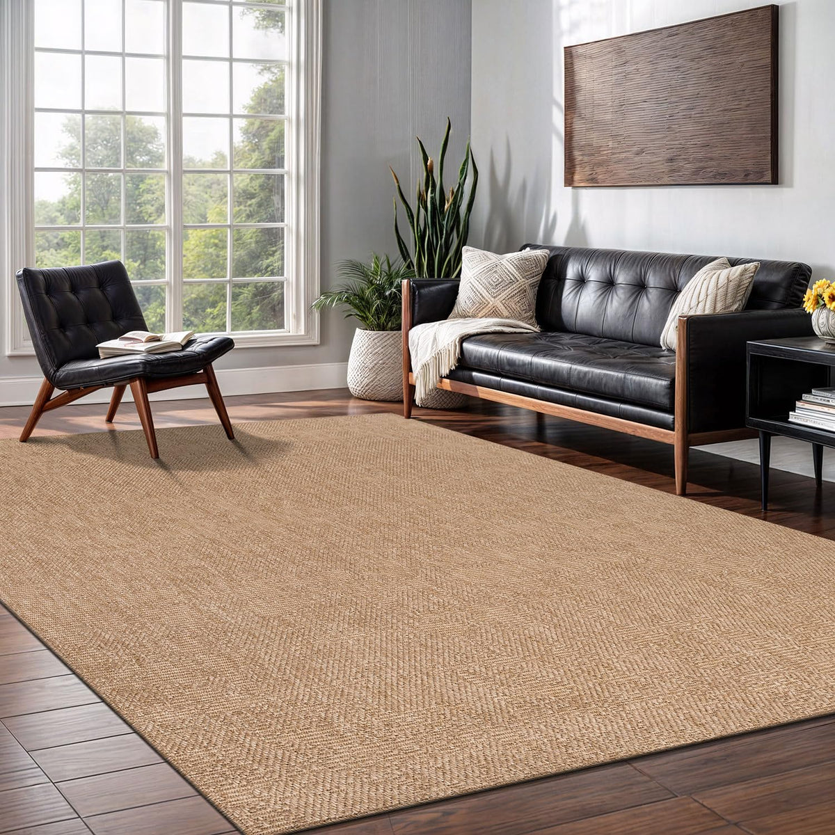 Lena Rug durable, stain-resistant fibers for busy homes.