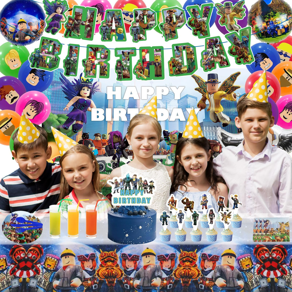 LENEYIZIE latex and foil balloons bring color and sparkle