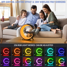 LENGLASS app-controlled light modes with 256 colors for mood lighting.