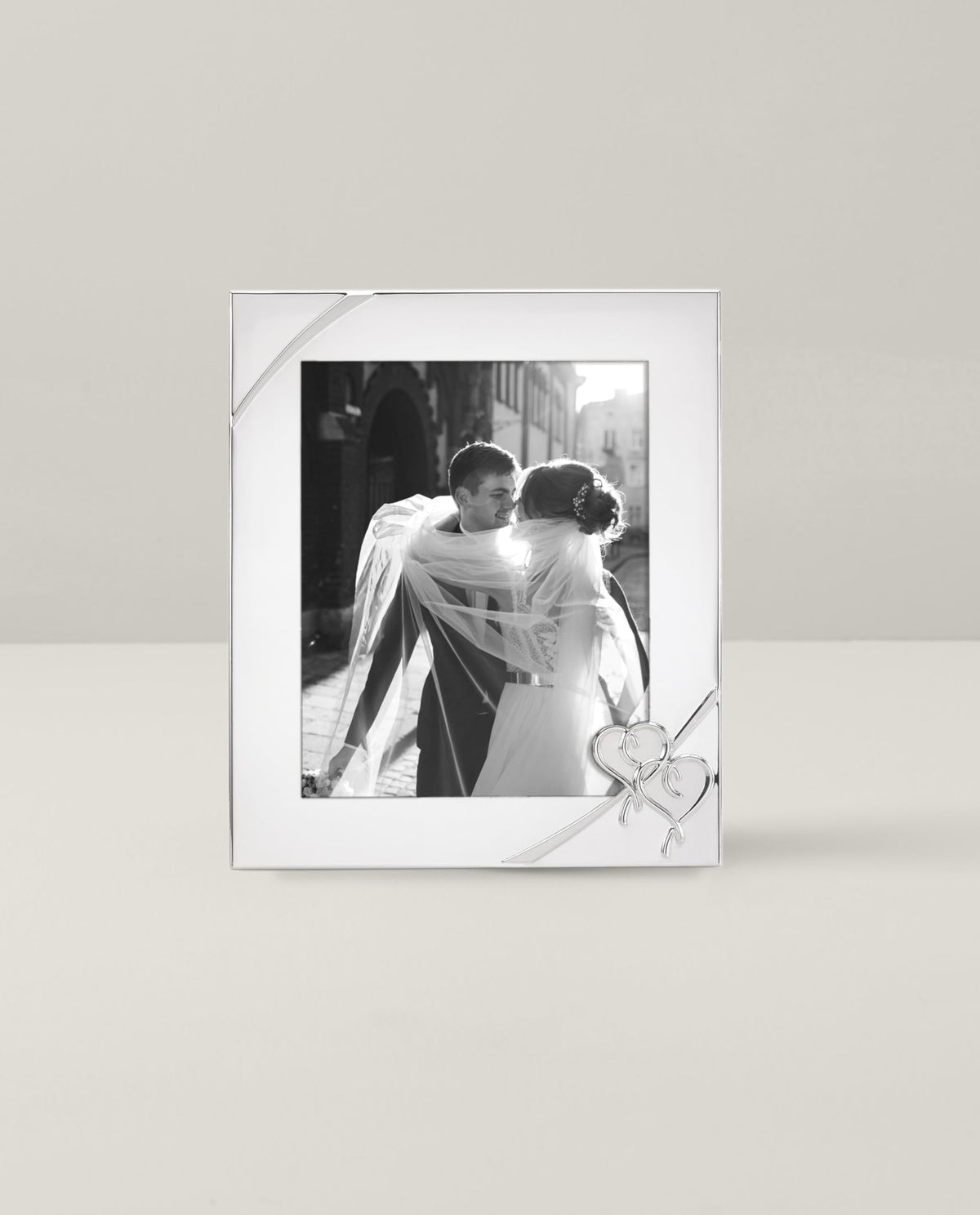 Lenox True Love frame with built-in easel for tabletop display
