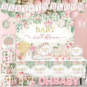 Lenyunge oh baby foil balloon adds a sparkling focal point