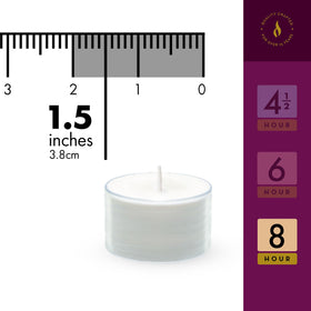 Lerner Tealights suitable for food warming to keep dishes warm during gatherings.