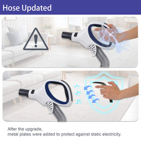 LesinaVac blue hose handle for Shark NV505 enhances reach and flexibility during cleaning.