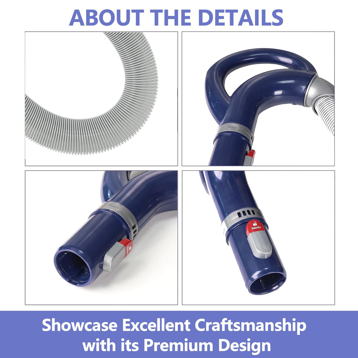 LesinaVac ergonomic hose handle improving grip during use