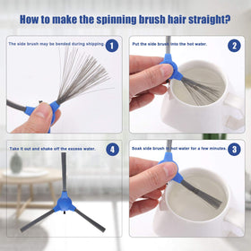 LesinaVac rolling brush guard protects the main brush for reliable operation