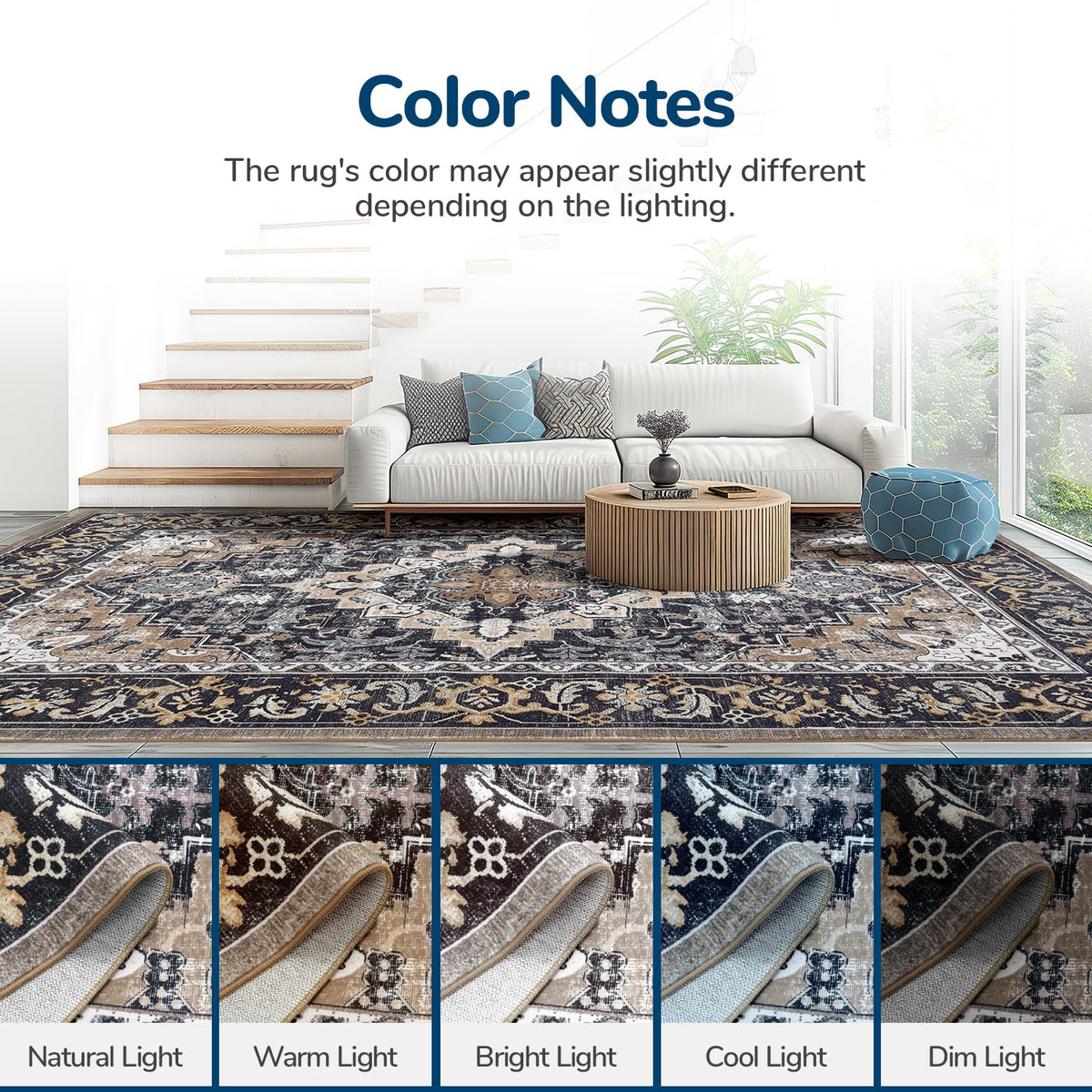 Lessymo stain resistant fabric helps keep high traffic areas clean.