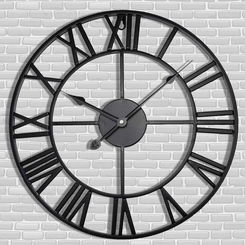 Letmaliy antique tower 24-inch open-face clock enhances rustic decor