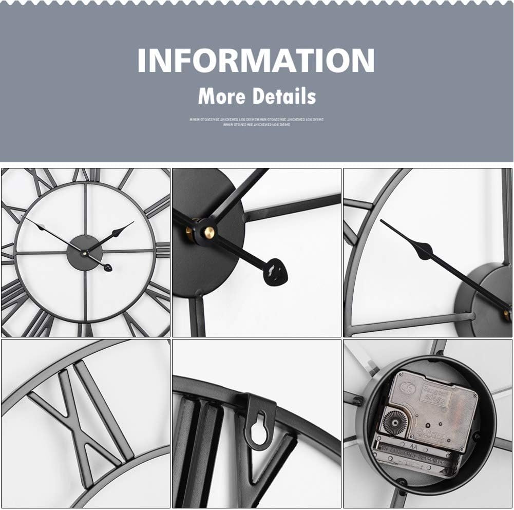 Letmaliy silent quartz movement eliminates ticking