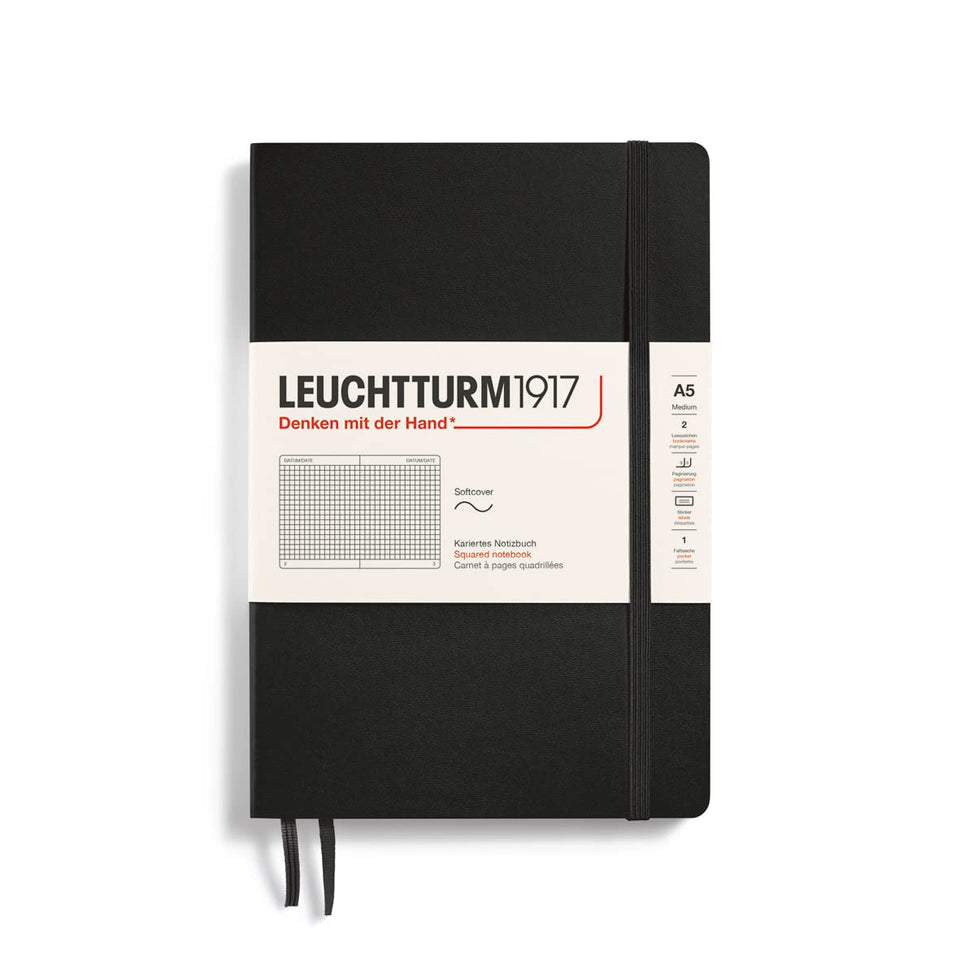 Leuchtturm1917 softcover A5 notebook with numbered pages for organized journaling