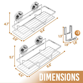 LEVERLOC versatile organizer suits shower, bathroom, kitchen, and RV storage.