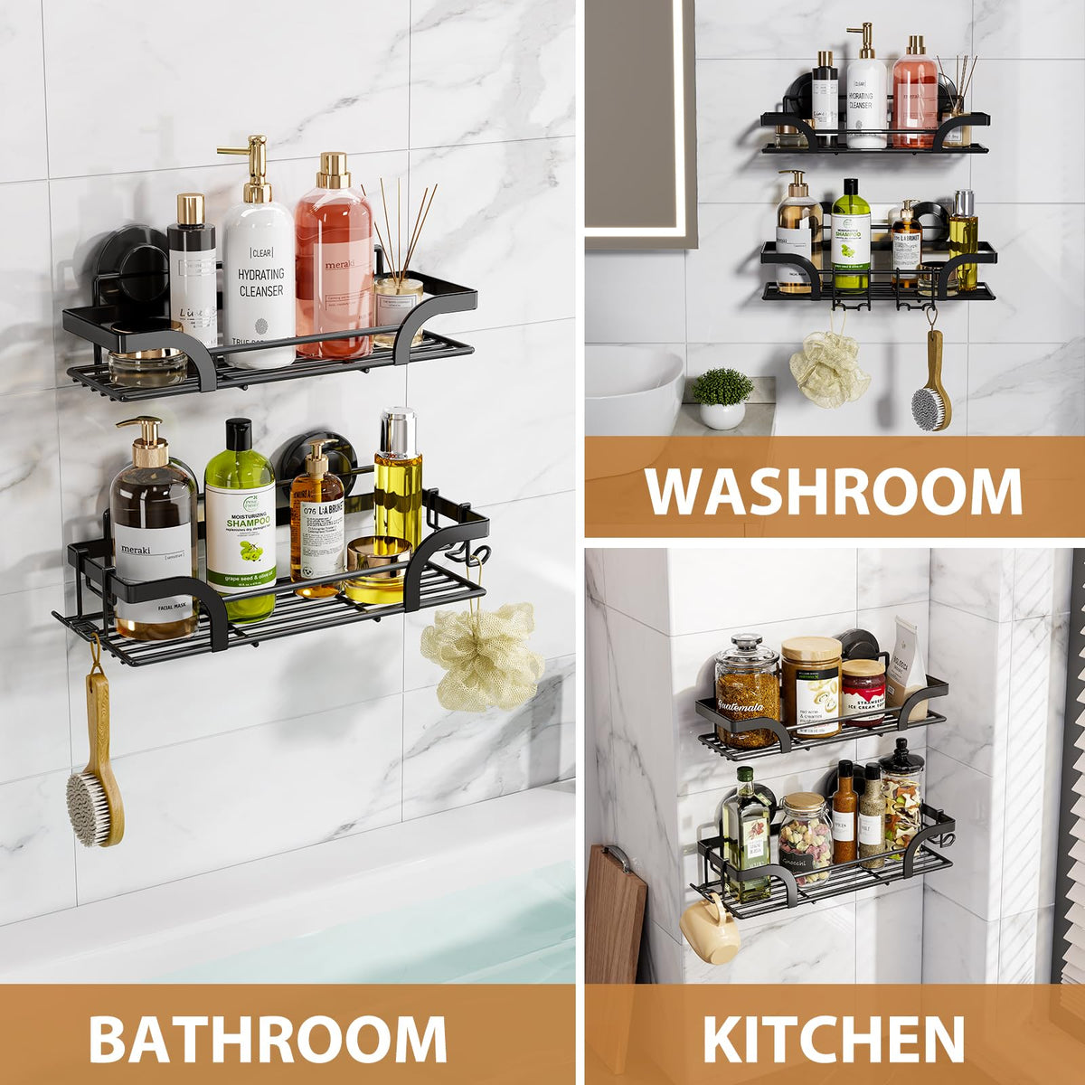 LEVERLOC rustproof stainless steel basket highlighting waterproof long-lasting storage