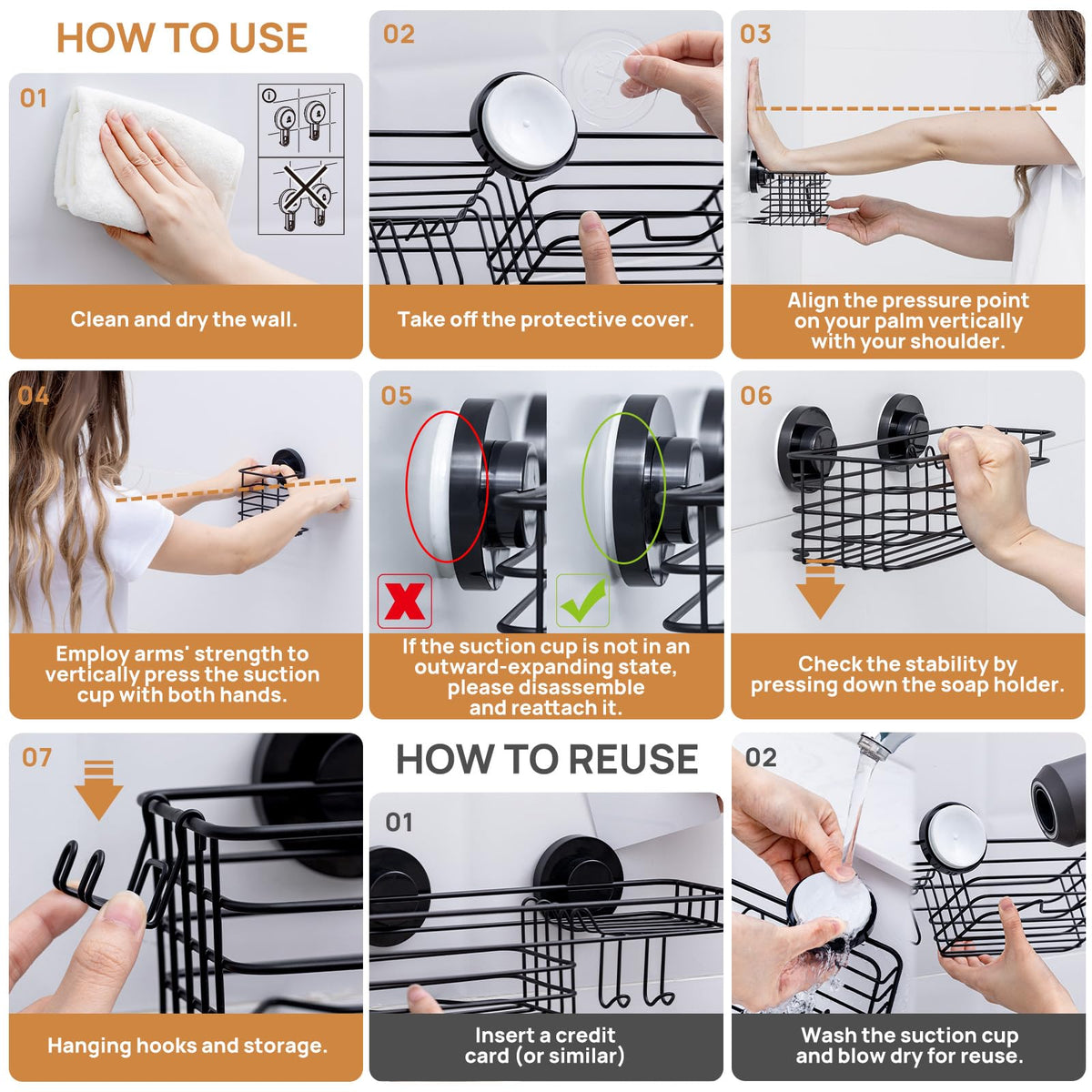 Generous bathroom storage keeps toiletries organized and accessible.