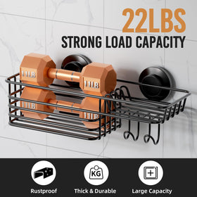 LEVERLOC Shower Caddy soap holder keeps soap dry and handy.