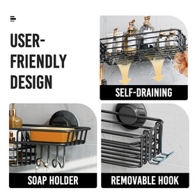 LEVERLOC soap holder keeps soap dry and easily accessible.