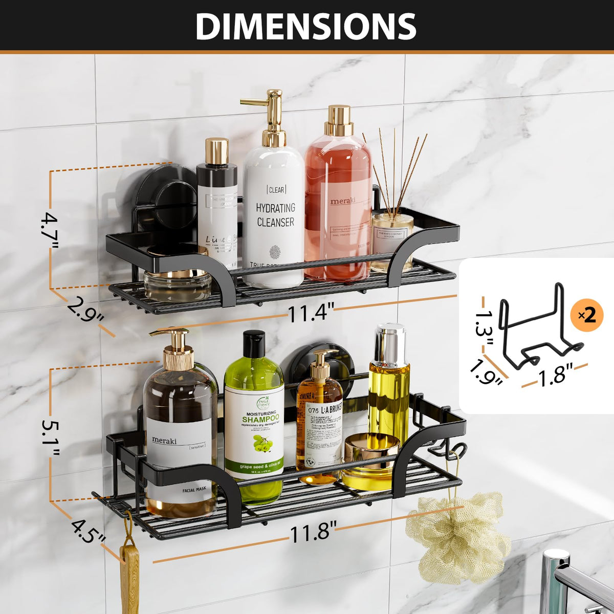 LEVERLOC versatile placement fits shower, bathroom, kitchen, and RV.