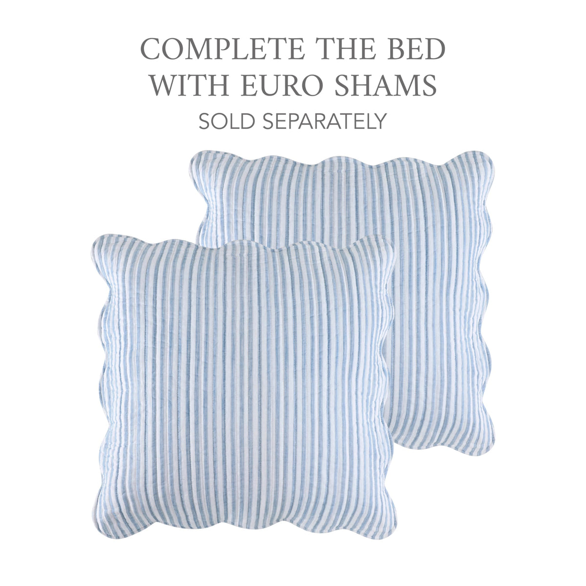 Bedroom scene featuring Martha Stripe adds a timeless, cohesive look.