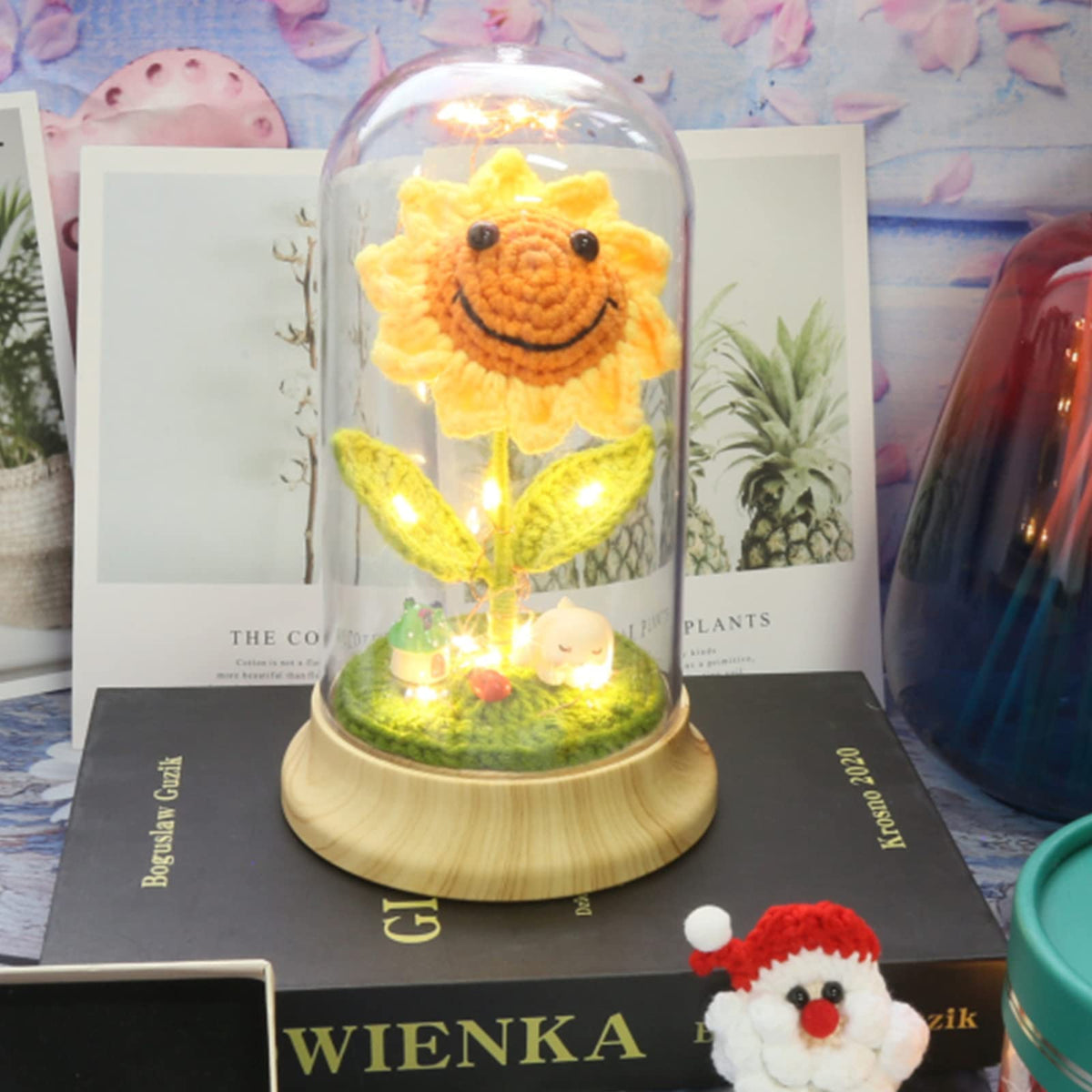 Levvohd living room decor with cheerful sunflower vignette