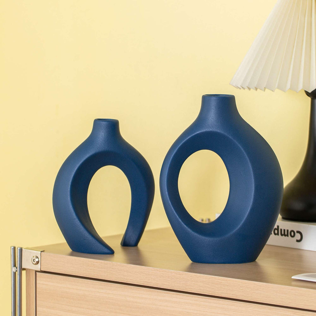 Levvohd Snuggle Hollow hollow centerpiece detail as a sculptural focal point.