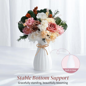 Lewondr forever flowers arrangement with 3 roses, valued for timeless romance symbolism.