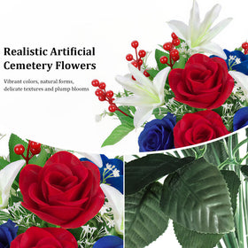 Lewondr UV-resistant faux flowers maintain color and texture through seasons.